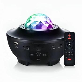 Проектор ночного неба Ju-0057/МК с эффектом галактики и Bluetooth-звуком