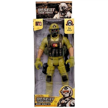 Игровая фигурка "Солдат. Desert task force", 31 см, хаки (вид 1)