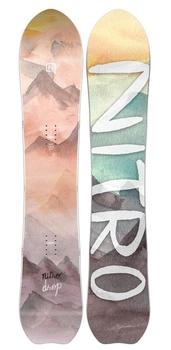 Сноуборд Nitro DROP 152 Pink blue brown (830565)
