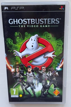 UMD диск для PSP - Ghostbusters The Video Game, английская версия, Б/У