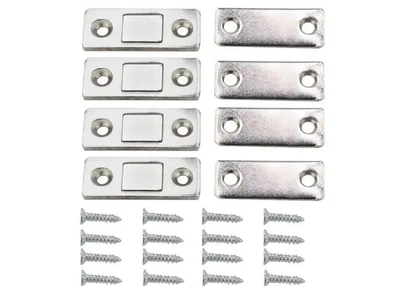 Магниты для закрытия дверей, шкафчиков и комодов VALUE PACK 9436-2 металлические, устойчивые к коррозии и ржавчине