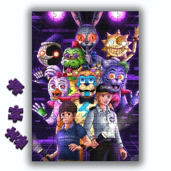 Пазл Пять ночей с Фредди Five Nights at Freddy'sy 20х28 см 120 элементов (pazl_045)
