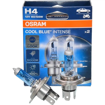 Комплект галогенових ламп OSRAM H4 64193CBN-2HB Cool Blue Intense NG +100% 5000K 60/55W 12V P43t (2 шт)