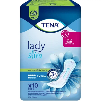Женские урологические прокладки Tena Lady Slim Extra (5 капель) 10 шт.