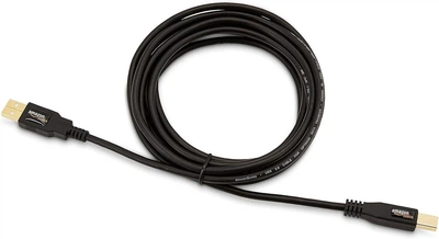 Кабель для принтера USB 2.0 (Type A - Type B) 3 метра, Позолоченные контакты, Amazon Basics