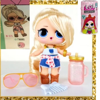 Лялька Lol surprise Hairgoals Twang series 2 makeover color change glitter doll Sunshine mga кукла лол 557067
