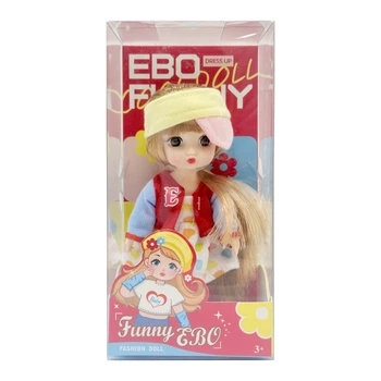 Кукла Шарнирная Для Девочек Funny Ebo Dh2368b(yellow) 15 См (375030)