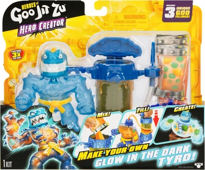 Фигурка Гуджитсу Светится во тьме Heroes of Goo Jit Zu Glow-in-The-Dark Tyro