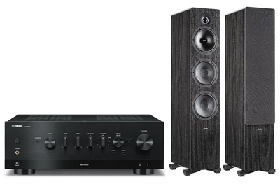 AV-Ресивер Yamaha R-N800A Black + Акустична система Indiana Line Tesi 661