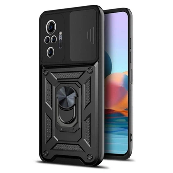 Протиударний броньований чохол із захистом камери для Xiaomi Redmi Note 10 Pro Armor Case Keysion black