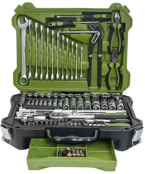 Набор инструментов Alloid 1/2" и 1/4" 115 предметов (НГ-4115П)