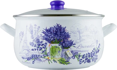 Каструля Gusto Лаванда 2.1 л (GT-T-116-L) (BP96028)