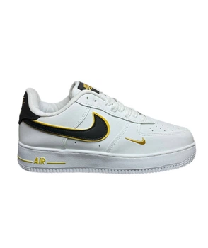 Чоловічі кросівки демісезонні AIR Force 41 White-Black-Gold
