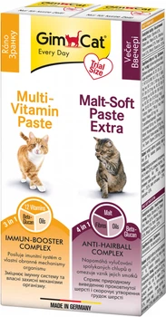 Набор паст Gimborn GimCat KOMBI-PACK Multi-Vitamin + Malt-Soft Extra 2х20 г (4002064490045)