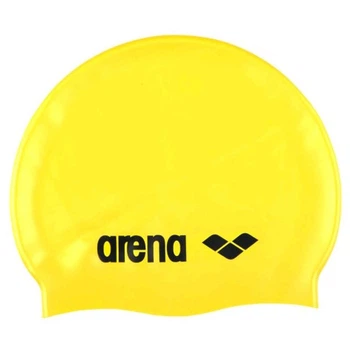 Шапка для плавания Arena CLASSIC SILICONE JR желтый, черный Дети OSFM