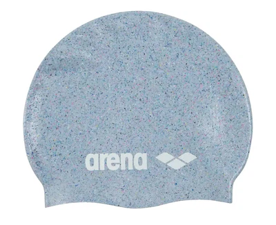 Шапка для плавания Arena SILICONE CAP серый, мультицвет Уни OSFM