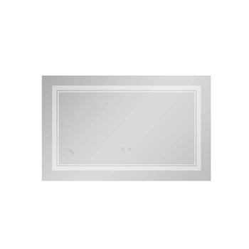 Зеркало прямоугольное 70х50 см Qtap Cardinal (CA1) с LED-подсветкой Touch, с антизапотеванием, регулировкой яркости
