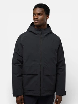Куртка демисезонная с капюшоном мужская Jack Wolfskin Tempeltor A60205-6000 2XL Черная (4064886586139)