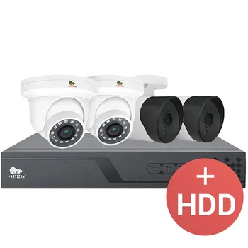 Комплект відеоспостереження Partizan IP-11 4xCAM + 1xNVR + HDD