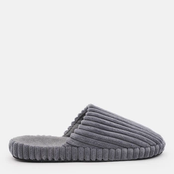 Жіночі домашні капці утеплені хутряні з закритим носком FX shoes Лотос 7305 39 25 см Сірі (2820000018816)