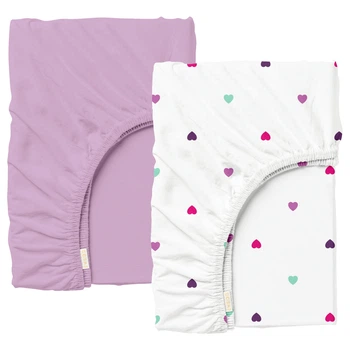 Набор простыней на резинке Cosas CAMELLIA PLAYFUL HEARTS ранфорс 200х200x20 2 шт (4822052399491)