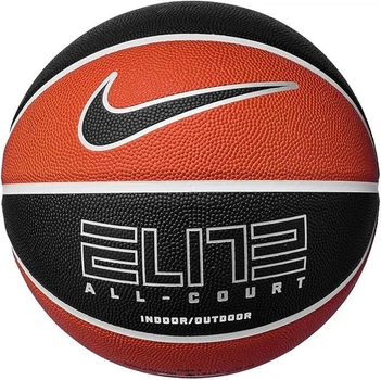 Мяч баскетбольный Nike ELITE ALL COURT 8P 2.0 DEFLATED black/orange size 7