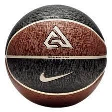 Мяч баскетбольный Nike ALL COURT 2.0 8P G ANTETOKOUNMPO DEFLATED AMB янтарный, черный Унисекс 7