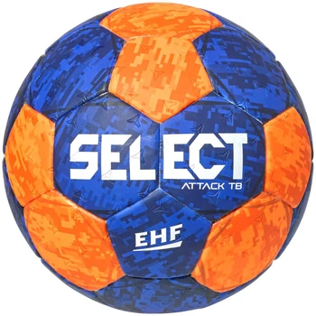 Мяч гандбольный SELECT HB Attack TB v22 синий, оранжевый Унисекс 1