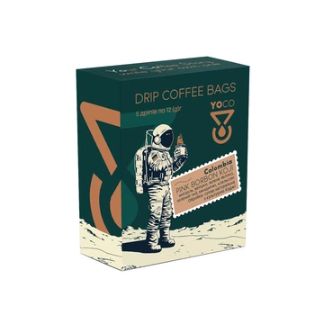 Дріп-кава YOCO Colombia Pink Bourbon Koji 5 шт