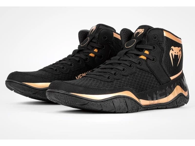 Боксерки VENUM Venum Elite Boxing / Wrestling Shoes US 8 (EUR 41) чорний/бронзовий (5559)