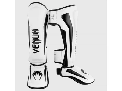 Захист ног VENUM Elite Standup Shin guards L білий/чорний (4651)