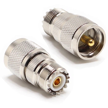 Переходник UHF male - UHF female / C-UHFM-UHFF / папа - мама