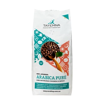 Кава в зернах Tayemna Arabica Pure 1 кг