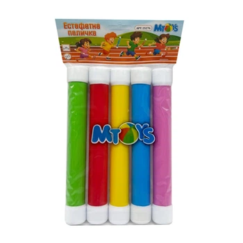 Эстафетная палочка MToys 25276 длина 20 см, d 27 мм