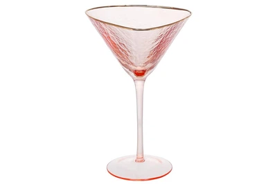 Бокал для мартіні з золотим обідком Diva Pink 190 мл 579-249