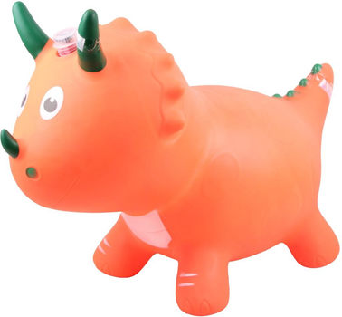 Skoczek dla dzieci Trifox Dinozaur z efektami dźwiękowymi Pomarańczowy (5901353681166)