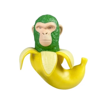 Фигурка коллекционная (Шимпанзини Бананини) Chipmpanzini Bananini итальянский мем 9.5 см высота (1000-ZB-1696)