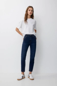 Джинси Skinny Pull & Bear темно-синій HQNTQ208 32