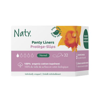 Одноразовые ежедневные гигиенические прокладки NATY, 32шт.