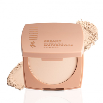 Пудра водостойкая Neverti NP202 001 Porcelain Beige, 9 г