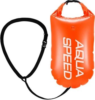 Буй для плавания Aqua Speed Open Water Swim Buoy 3977 оранжевый Унисекс 17 литров