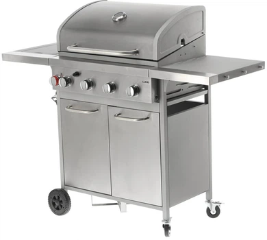 Gazowy grill Lund 99655 AKKA 4 + 1 żeliwny ruszt (5906083092190)