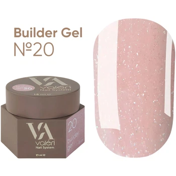VALERI Builder Gel Моделюючий гель №20, 15 мл