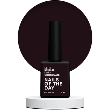 Гель-лак NAILSOFTHEDAY Let's Special Dark Chocolate Коричневий 10 мл