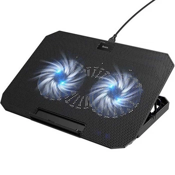 Охолоджуючий кулер-підставка для ноутбуку HOCO GA4 Jade Cooling Stand (Black) (243351)