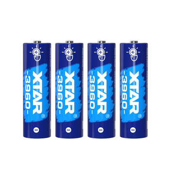 Акумуляторна батарея AA XTAR Blue PRO Touch 1.5V Li-ion 3960mWh/2500mAh з LED індикатором та функцією пробудження дотиком | мaкс. заряд - 0.45А / розряд - 3А | набір 4шт. у пластиковому кейсі