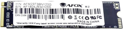 SSD диск AFOX 120GB NVMe M.2 2280 PCIe 3.0 x2 TLC (AFM23T3BN120G)