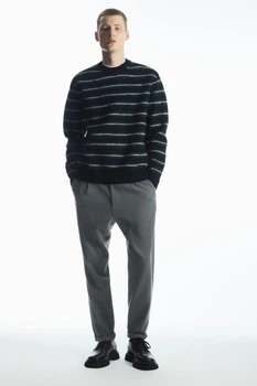 Штани чінос чоловічі cos tapered wool chinos 1003340005 50 Сірий