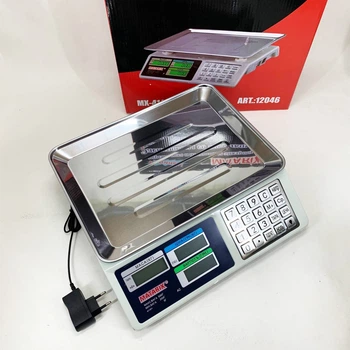Весы торговые электронные со счетчиком цены на 50кг Matarix MX-414