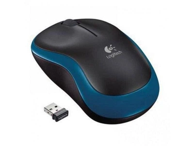 Миша бездротова Logitech M185 (910-002236) Blue USB ( 17375 ) Чорно-синій